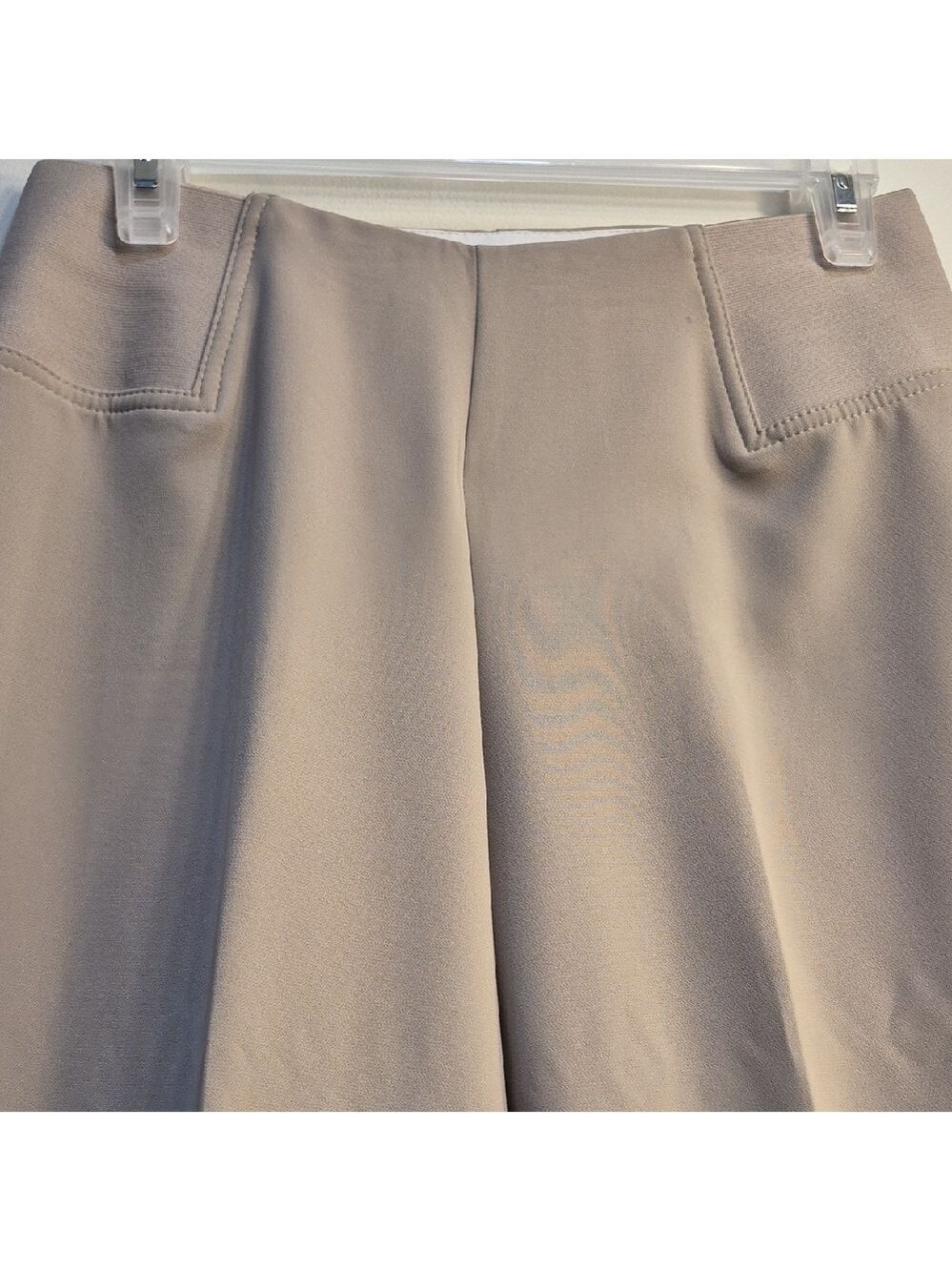 TanJay Petite Light Beige Cropped Dress Pants - Picture 2 of 4